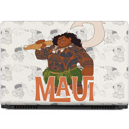 Disney Princess Moana Maui Pattern Dell Inspiron Skin